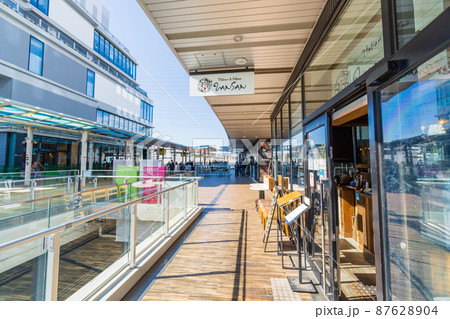 神奈川県 海老名駅ビナガーデンズ テラスから見る風景 神奈川県 海老名駅ビナガーデンズ テラスから見る風景 87628904