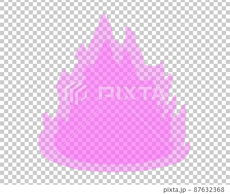 気_オーラの燃えるエフェクト(ピンク) 気_オーラの燃えるエフェクト(ピンク) 87632368