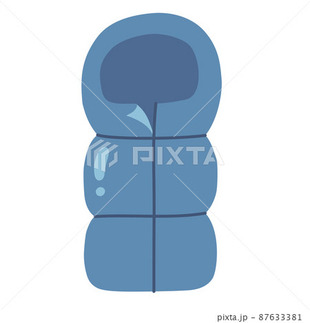 Sleeping bag. Hand drawn doodle icon. 87633381
