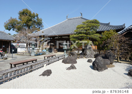 醤油発祥地・湯浅　深専寺　庭園と庫裏　和歌山県湯浅町 87636148