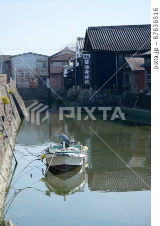 醤油発祥地・湯浅 大仙堀と角長 和歌山県湯浅町 醤油発祥地・湯浅 大仙堀と角長 和歌山県湯浅町 87636516