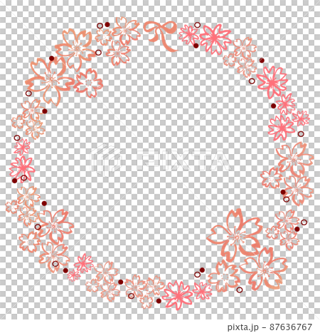 Sumi-e Sakura (maru) .n 87636767