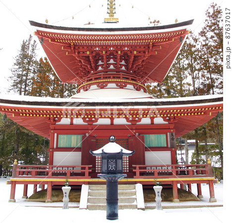 高野山　壇上伽藍 87637017