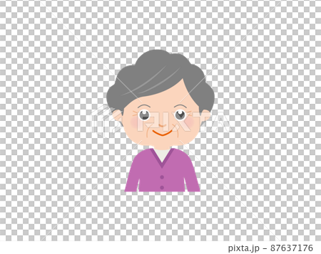 微笑的高級女士上身 87637176