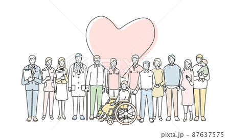 介護関係の人々 介護関係の人々 87637575