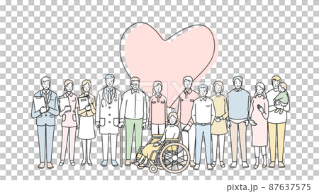 介護関係の人々 介護関係の人々 87637575