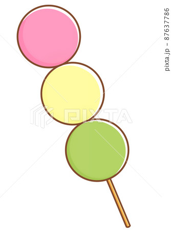 有料イラスト素材 三色団子 イラスト素材を作ってるブログ