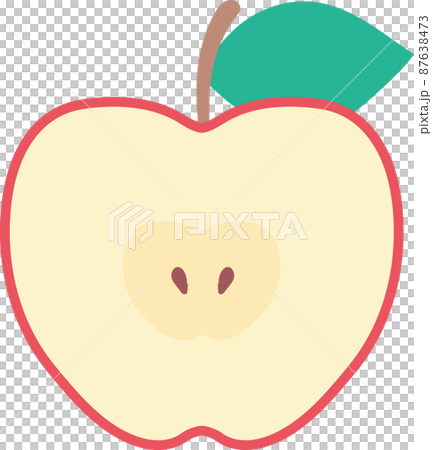 蘋果的橫截面 87638473