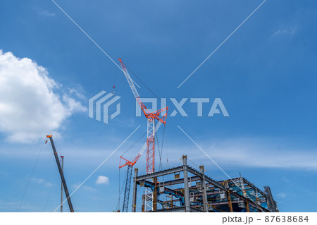大型クローラークレーン　青空 87638684