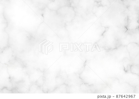 白い大理石模様のテクスチャ背景 白い大理石模様のテクスチャ背景 87642967