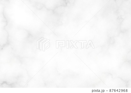 白い大理石模様のテクスチャ背景 87642968