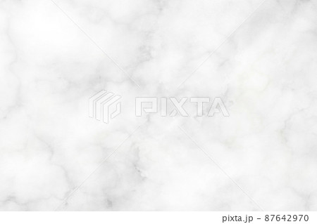 白い大理石模様のテクスチャ背景 87642970