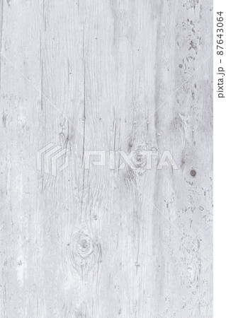 Top view of a wooden old table background. White wood for background, white wooden boards background. 87643064