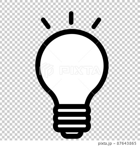 simple light bulb drawing