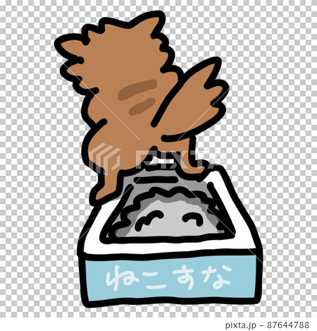 Illustration of a cat Illustration of a cat 87644788