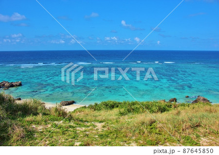 伊平屋島西海岸の絶景 87645850