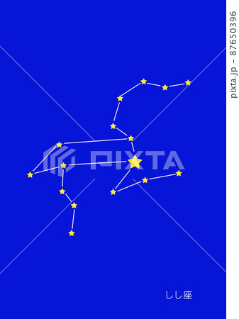 しし座　黄道十二星座 87650396