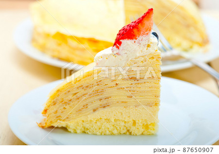 crepe pancake cake crepe pancake cake 87650907