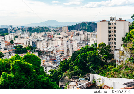 residential buildings in center of Rio de Janeiro, Brazil - may, 2019 87652016