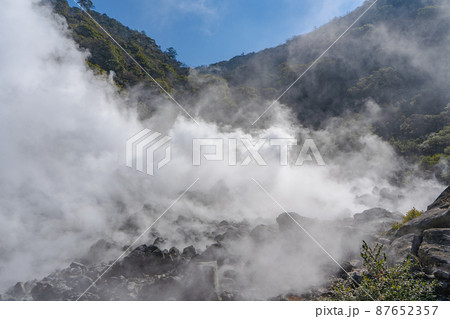 栗野岳八幡大地獄の風景 栗野岳八幡大地獄の風景 87652357
