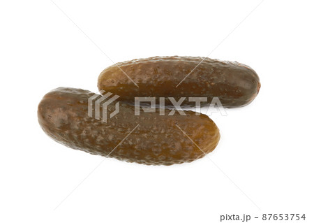 Marinated cucumber isolated 87653754