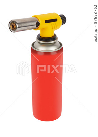 Gas can with manual torch burner Gas can with manual torch burner 87653762