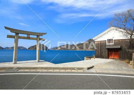 【広島県】とびしま海道と御手洗町並み保存地区（恵美須神社の鳥居） 87653855