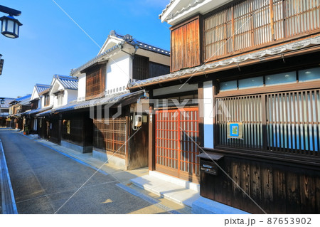【広島県】御手洗町並み保存地区の常磐町通り(とびしま海道) 【広島県】御手洗町並み保存地区の常磐町通り(とびしま海道) 87653902