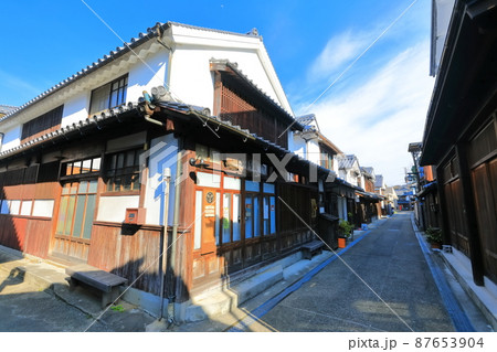 【広島県】御手洗町並み保存地区の常磐町通り(とびしま海道) 【広島県】御手洗町並み保存地区の常磐町通り(とびしま海道) 87653904