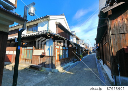【広島県】御手洗町並み保存地区の常磐町通り(とびしま海道) 【広島県】御手洗町並み保存地区の常磐町通り(とびしま海道) 87653905
