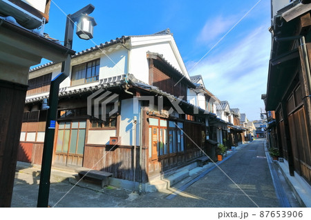 【広島県】御手洗町並み保存地区の常磐町通り(とびしま海道) 【広島県】御手洗町並み保存地区の常磐町通り(とびしま海道) 87653906