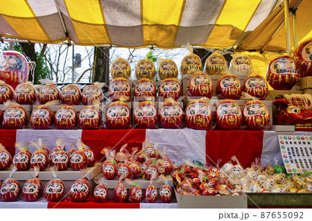 東京都　深大寺だるま市　厄除元三大師大祭　（日本三大だるま市） 87655092