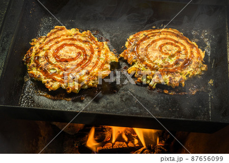 あつあつお好み焼き Japanese Traditional Pizza Okonomiyaki あつあつお好み焼き Japanese Traditional Pizza Okonomiyaki 87656099