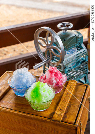 かき氷　Shaved ice that Asian foods 87656836