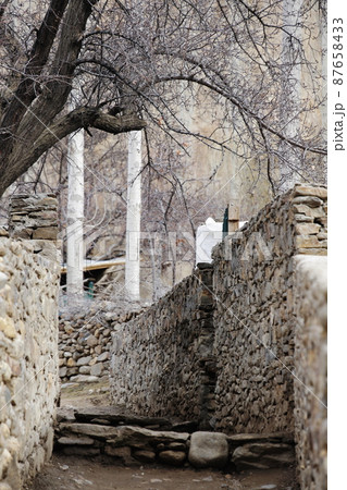 ワハーン回廊　町並み 87658433