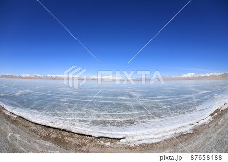 ゾルクル湖 パミール高原 ゾルクル湖 パミール高原 87658488