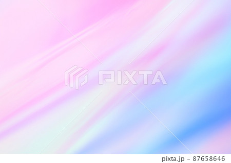 青・ピンク色系抽象的背景　ゆるやかな流れ・ライン　 87658646