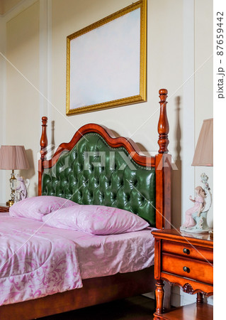 antique luxury bed and furnitures 87659442