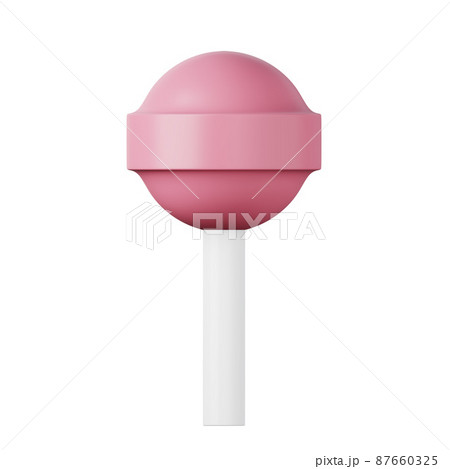 Lollipop high quality 3d render illustration. Lollipop high quality 3d render illustration. 87660325