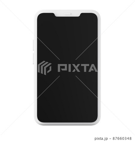 Mobile smartphone gadget high quality 3D render illustration icon. 87660348