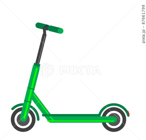 電動キックボードのイラストイメージ 87661799