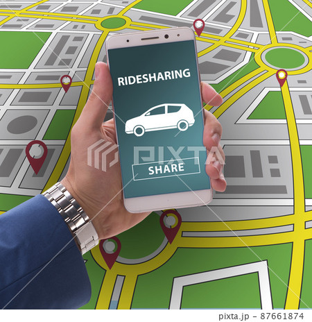 Concept of car ordering online 87661874