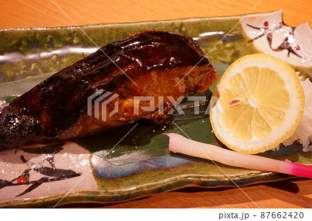 日本料理 焼き魚 銀鱈 日本料理 焼き魚 銀鱈 87662420