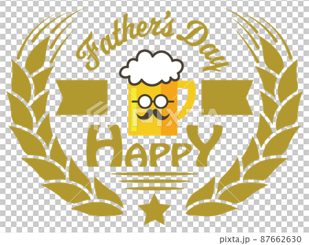 Father's Day Happy Fathers Day Mug Beer Label Design Frame Gold Father's Day Happy Fathers Day Mug Beer Label Design Frame Gold 87662630