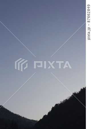 2月上旬　岐阜市百々ヶ峰の朝空 87662849