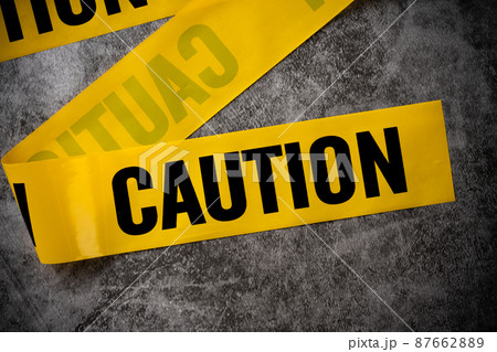 CAUTION　テープ 87662889