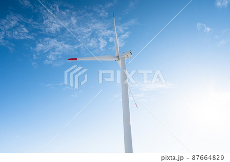 風力発電の風車 風力発電の風車 87664829