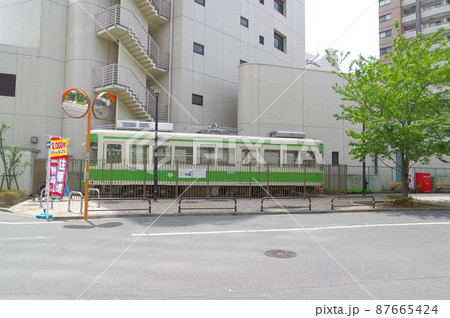 東京上野にある都電7500形 東京上野にある都電7500形 87665424