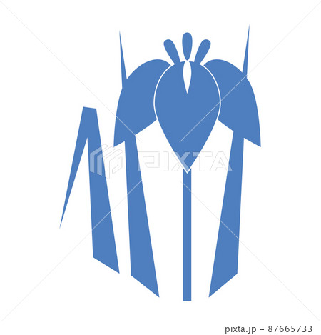 端午の節句　菖蒲の花のアイコン 87665733