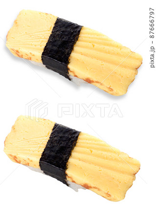 寿司 玉子焼 影アリ 影ナシ 寿司 玉子焼 影アリ 影ナシ 87666797